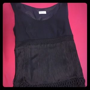 Sexy Flapper Fringe Moschino Top 🖤🐚